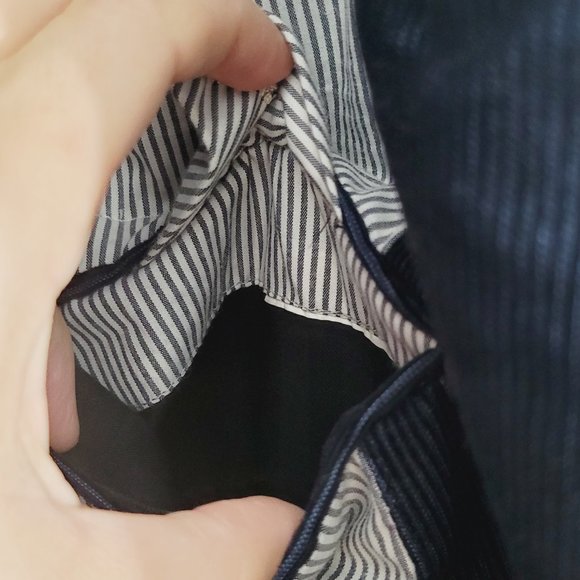 Matinique | Mens Blue Corduroy Blazer Jacket Navy Blue Pockets Preppy Staple 42 - Picture 10 of 11